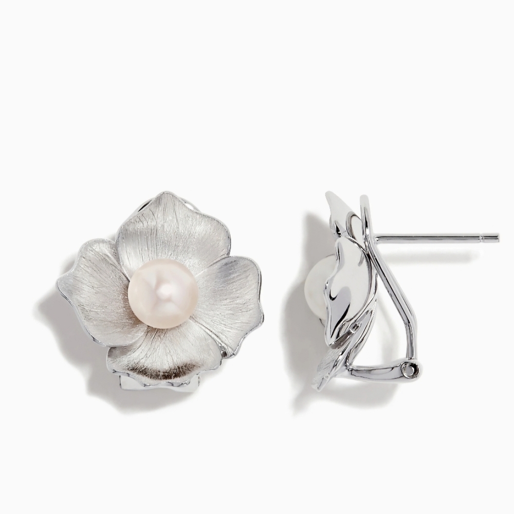 EFFY Jewelry 925 Sterling Silver Pearl Earrings